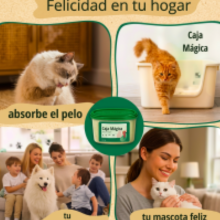 Caja Mágica — Atrae y Elimina Pelo y Pelusa de Mascotas